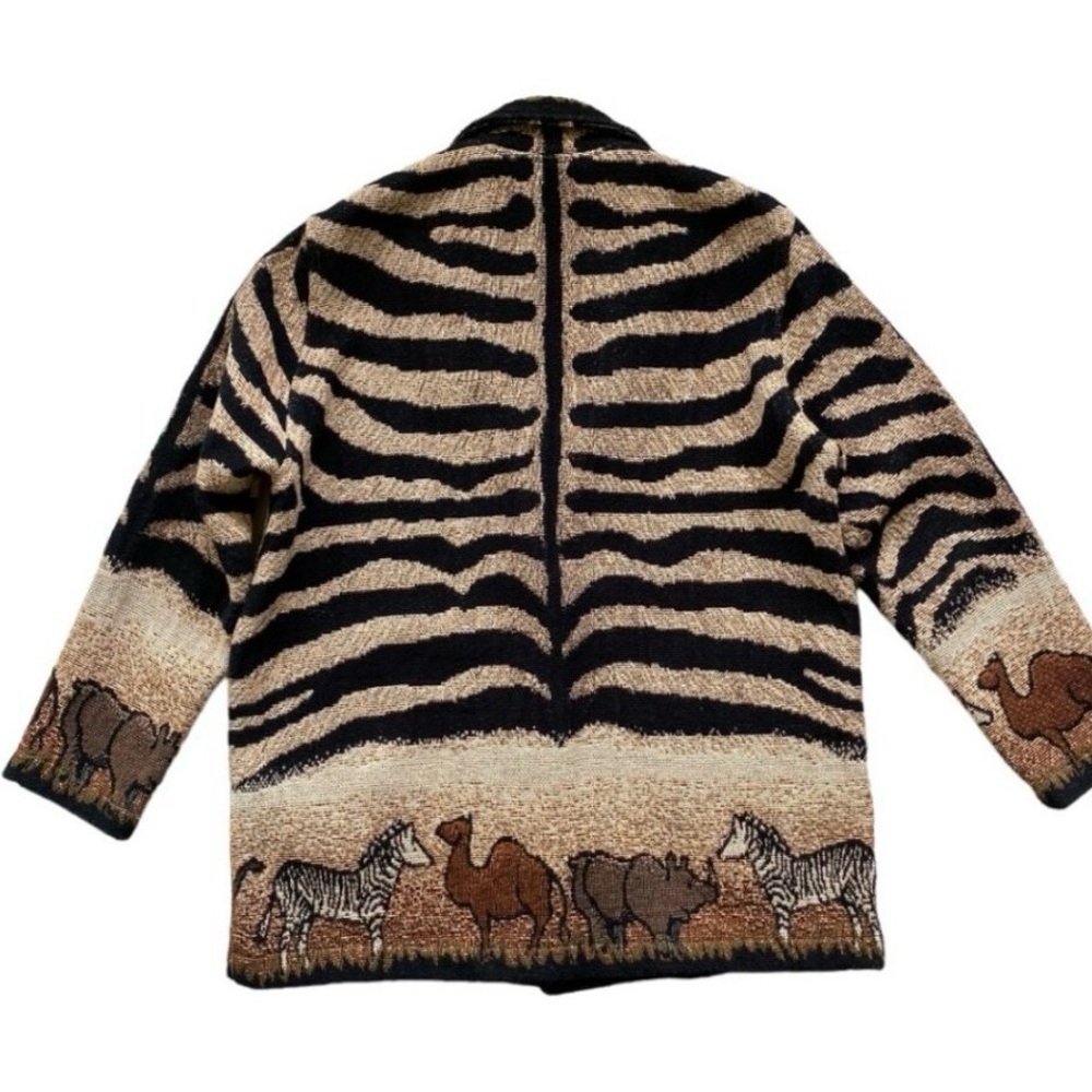 Painted Pony Safari Tapestry Women's Jacket | Vintage Wearable Art | OS - Picture 2 of 11